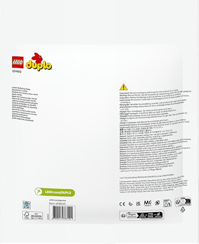 LEGO DUPLO Green Building Plate - 16x16 Stud Base for Toddlers 18 Months+