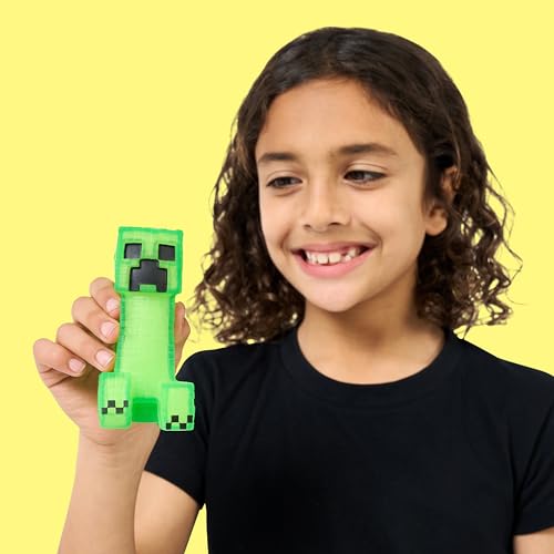 Heroes of Goo Jit Zu Minecraft Stretchy Figure - Creeper with Crunchy Filling 5
