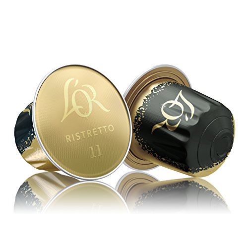 L'OR Espresso Ristretto Intensité 11 - 40 Aluminum Capsules for Nespresso