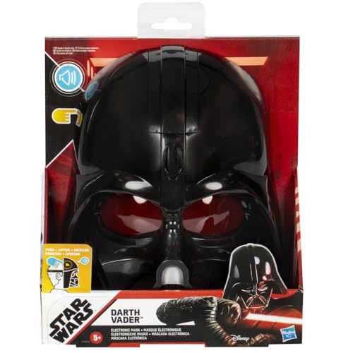 Star Wars Darth Vader Electronic Mask - Sound Effects & Phrases | Ages 5+ | Batteries Included 3