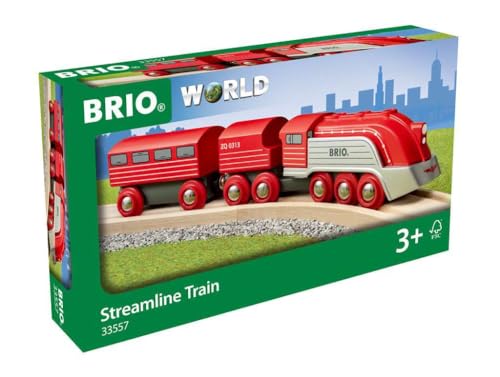 BRIO World – Stromlinienzug für Kinder ab 3 Jahren – kompatibel mit allen Schienen