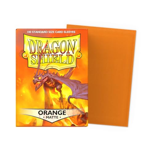 Dragon Shield Matte Orange Card Sleeves (ART11013)
