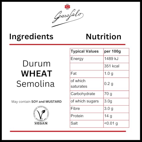 Garofalo Medium Couscous Pasta, 1 kg - 100% Durum Wheat Semolina