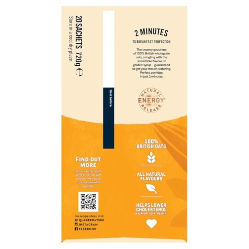 Quaker Oat So Simple Family Pack Golden Syrup 20 x 36g 19