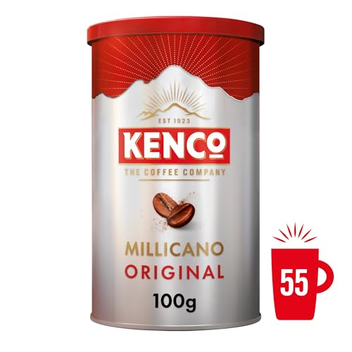 Kenco Millicano Americano Original Instant Coffee 100g (Pack of 6 Tins, Total 600g)