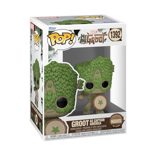 Funko Pop! Marvel We Are Groot - Captain America Vinyl Figure (79515)