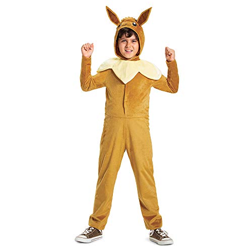 Disguise Eevee Classic Jumpsuit Costume - Kids Unisex Fancy Dress 3