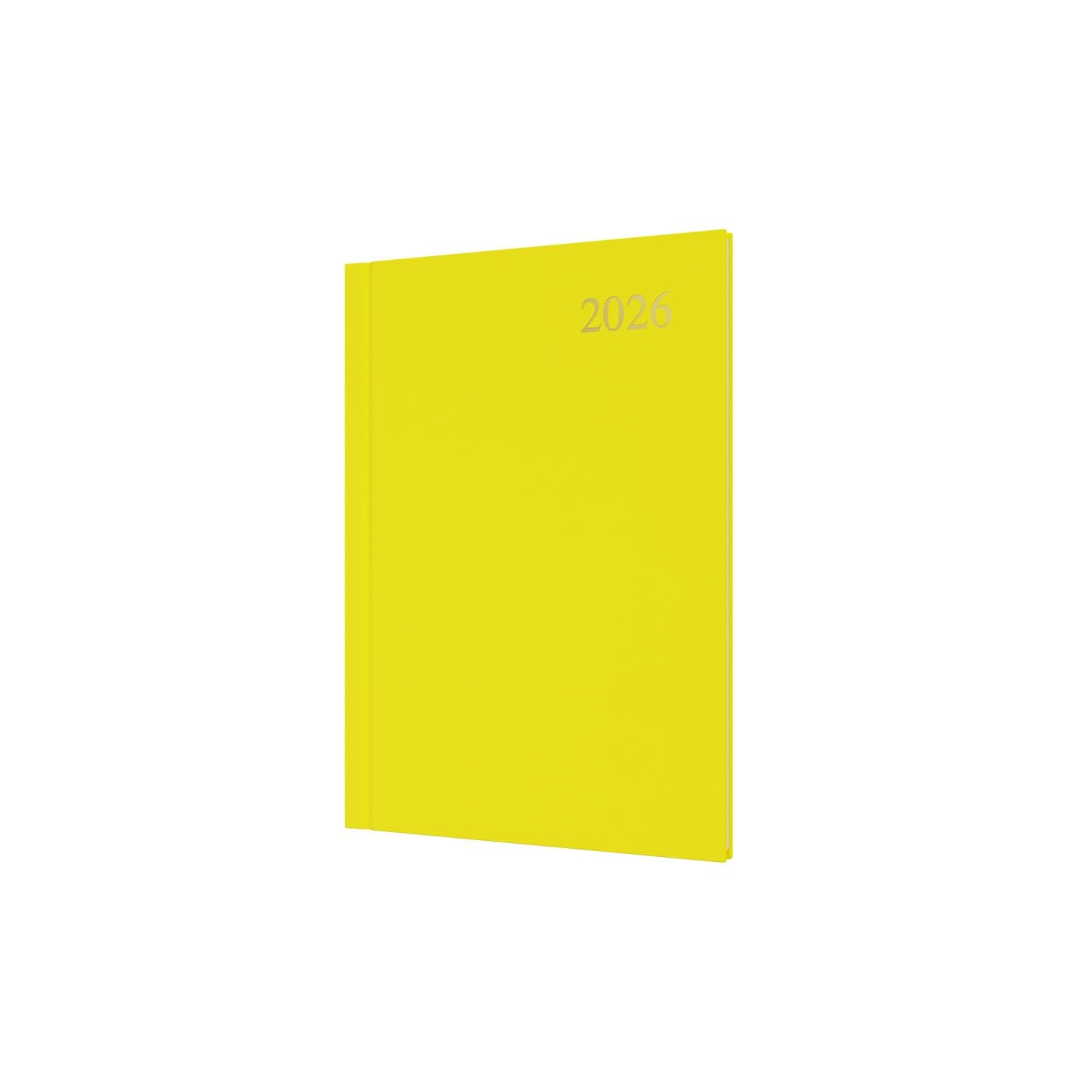 Collins Essential 2026 12 Month Calendar Year Planner - A5 Week-To-View | Yellow Hard Cover 1