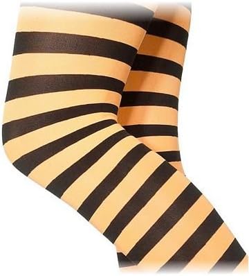 Smiffys Orange & Black Tights - Kids Age 6-12 1