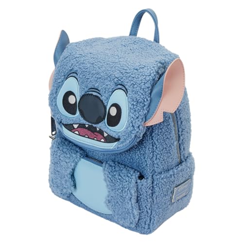 Loungefly Stitch Plush Pocket Mini Backpack 8