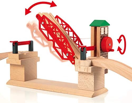BRIO World Lifting Bridge - Wooden Railway Accessory for Kids 3+