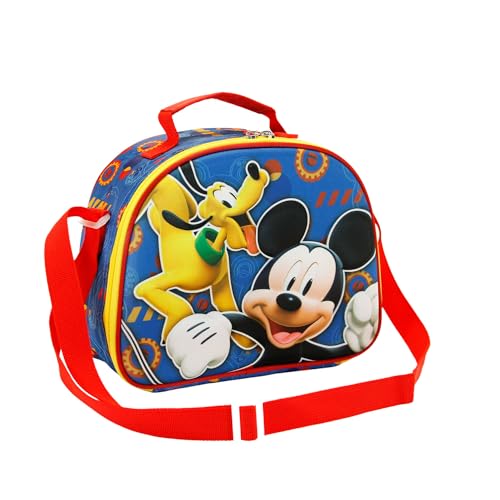 Mickey Mouse Happy Friends-3D Lunchtasche, Blau