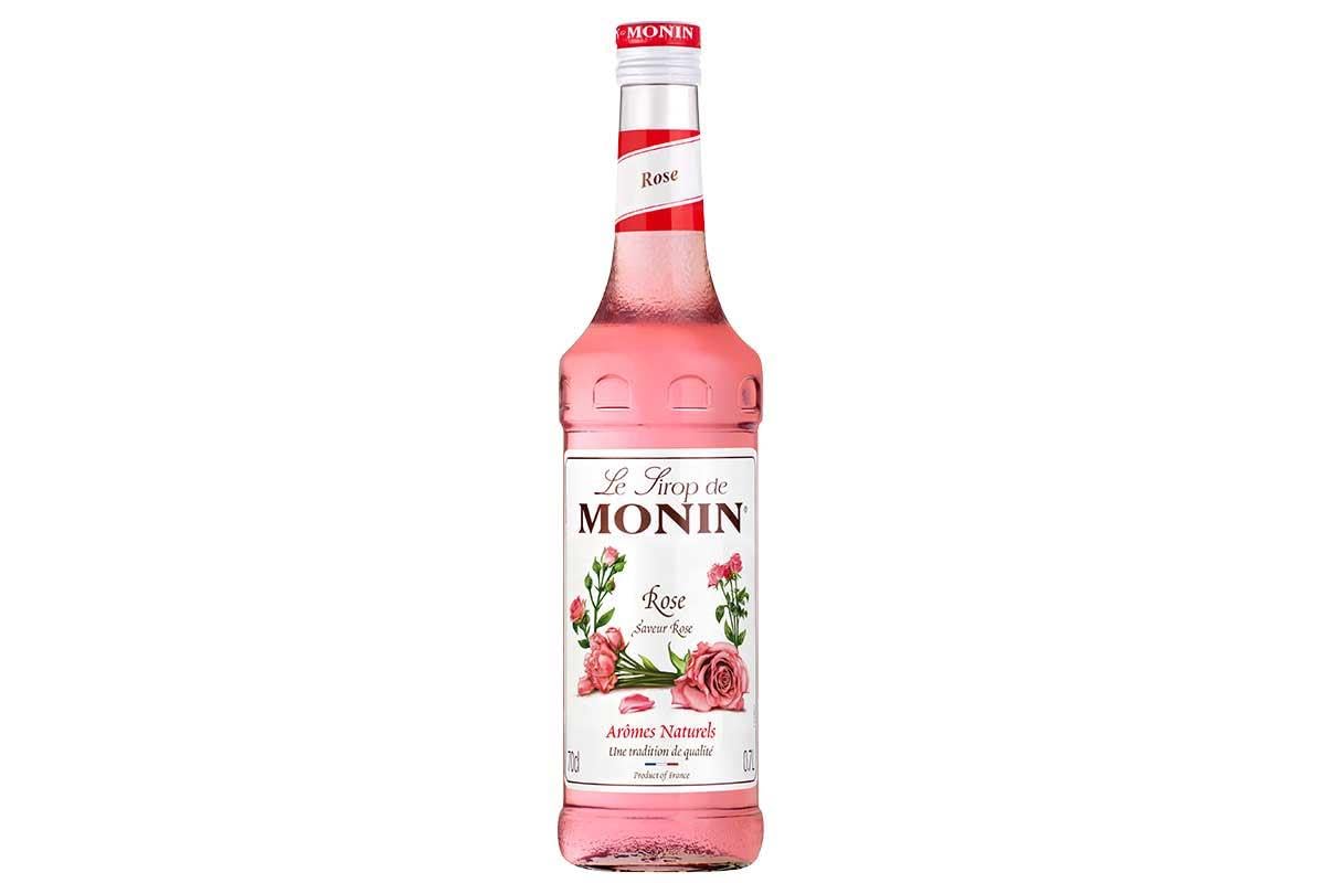 Monin Premium Rose Syrup - Floral Flavor | 700ml Glass Bottle 1