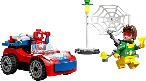 LEGO 10789 Marvel Spider-Man's Car and Doc Ock Playset - Building Toy for Kids 4+