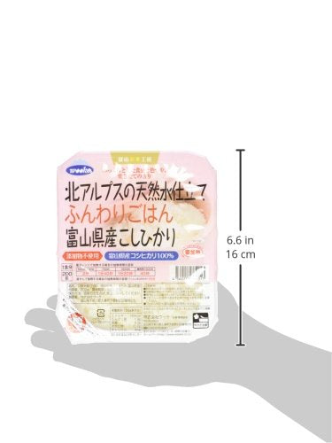 Toyama Koshihikari Funwari Gohan Microwaveable Rice 200g 4