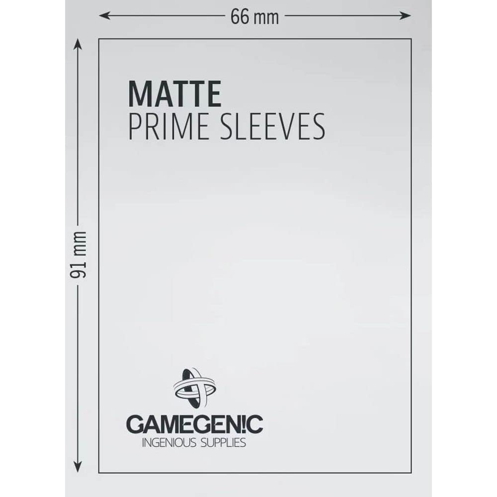 Gamegenic Matte Prime Sleeves - Durable Protection | Lime Color | 100 Pack 3