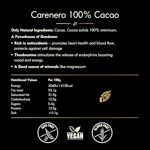 Willie's Cacao 100% Carenero Venezuelan Cacao Bar - 180g 5
