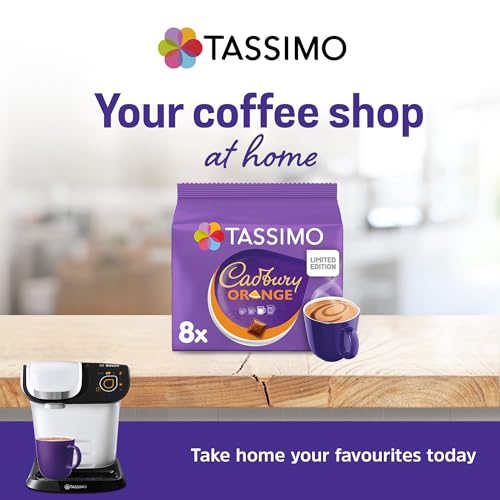 Tassimo Cadbury Orange Hot Chocolate Pods - Pack of 5 (40 Total Drinks)