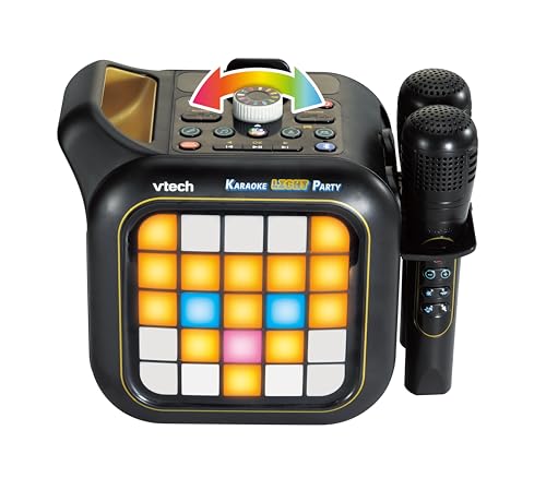VTech Karaoke Light Party - Portable Bluetooth Karaoke Machine with 2 Wireless Microphones 10