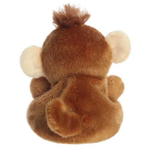 Palm Pals Boomer Monkey Soft Toy - 13cm Bean-Filled Plush, Brown & Beige 5