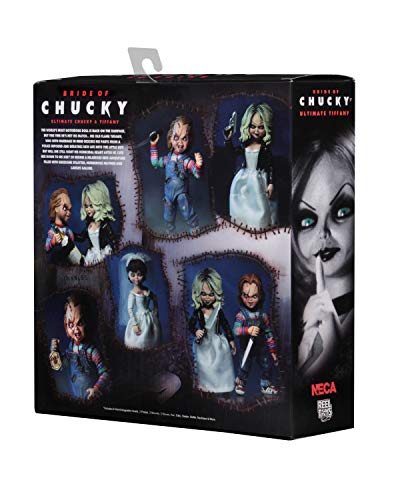 Chucky 42114 Chuck & Friends Ultimate Chucky & Tiffany 2 Pack (1998) - Collectible Action Figures - Multi-Colored