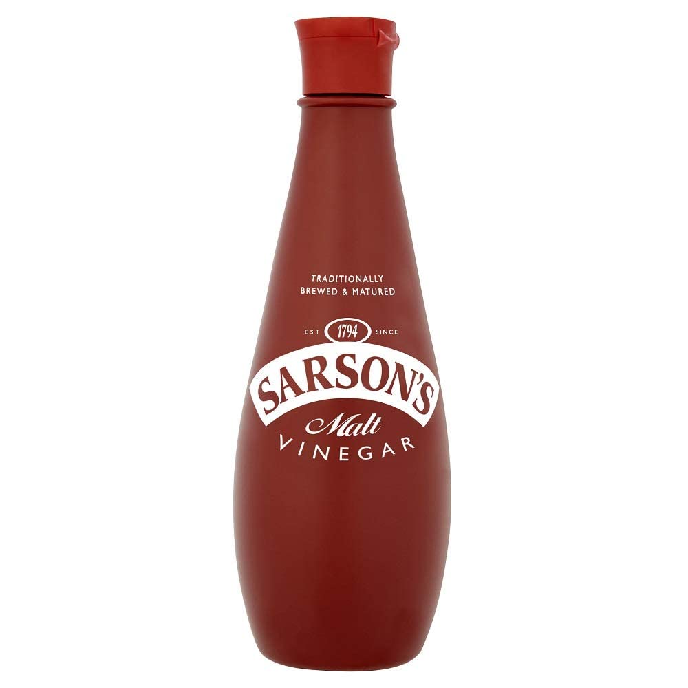 Sarson's Malt Vinegar - Traditional Brewing Since 1794 | 300g Plastic Bottle 2