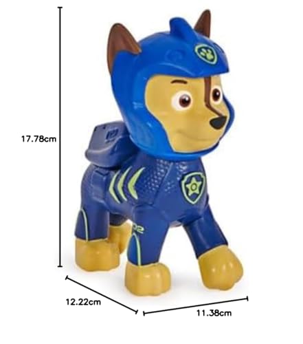 Swimways Paw Patrol Chase Schwimmfiguren, Bade- und Schwimmbadspielzeug, Wasserspielzeug