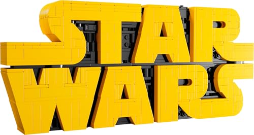 LEGO Star Wars 75407 Brick-Built Star Wars Logo - Collectible Building Set for Adults