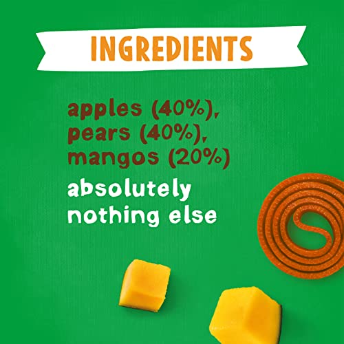 BEAR Mango Yoyos - Dried Fruit Rolls - 100% Natural, No Added Sugar - 5 Packs (20g Each) 10