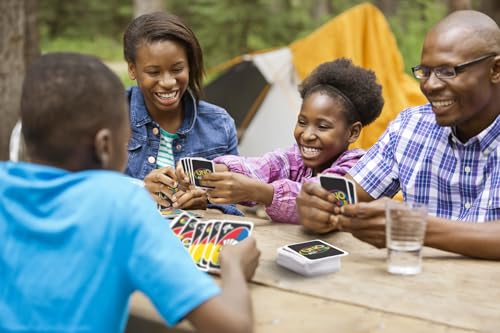 UNO All Wild Card-Spiel mit 112 Karten, Geschenk für Spieleabende für Kinder, Familien und Erwachsene f