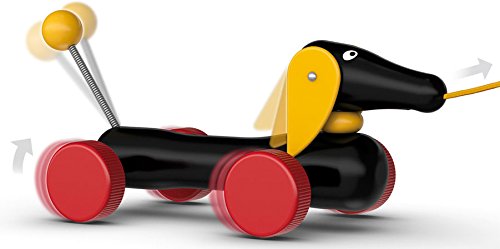 BRIO Dachshund Sausage Dog Pull-Along Toy - Promotes Motor Skills | FSC Wood | Ages 12 Months+ 5