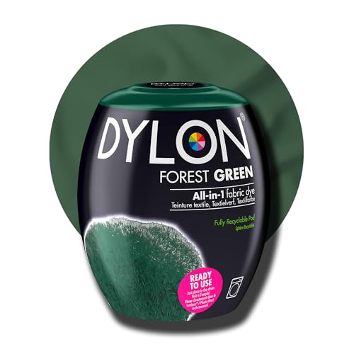 Dylon Washing Machine Fabric Dye Pod - Forest Green, 350g