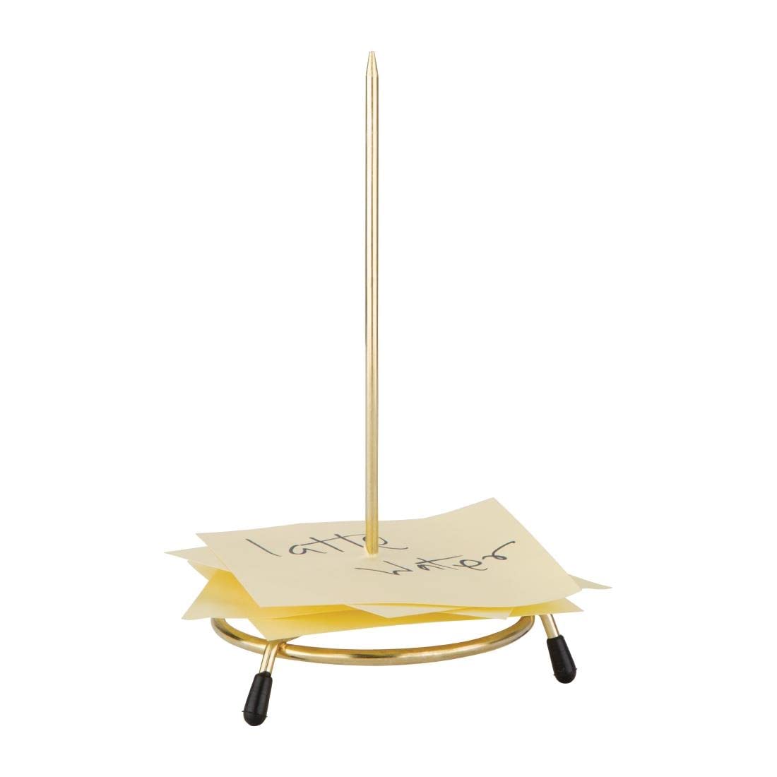 Olympia C568 Bill Spike - Durable Stainless Steel Memo Holder | Gold Finish | 150mm Height 4