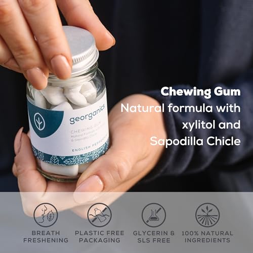 Georganics Peppermint Chewing Gum - 140 Pieces - Natural & Biodegradable 6