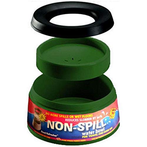 Road Refresher Non Spill Pet Water Bowl - Eliminates Spills & Slobber | Size S | Blue 7