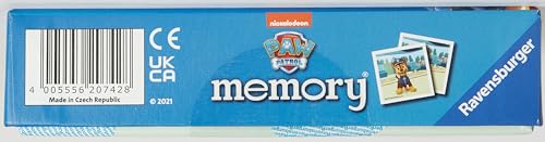 Ravensburger Paw Patrol Mini Memory Game - Matching Card Game for Kids
