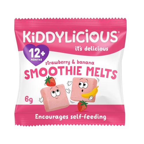 Kiddylicious Strawberry and Banana Smoothie Melts - 16 x 6g Fruit Snacks 8