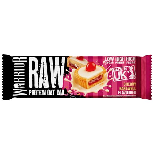Warrior Raw Protein Bars – 12 x 75g Oat Flapjacks – High Protein, Low Sugar, High Fibre 5