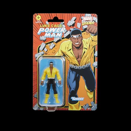 Hasbro Marvel Legends Series Retro 375 Collection - Power Man 3.75-Inch Action Figure (F6696)