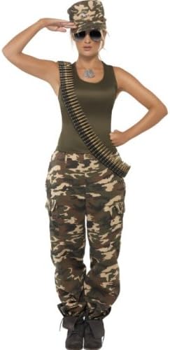 Smiffys Military Camo Costume - Size 12-14 (35457XS)