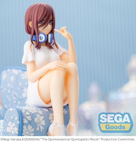 Sega Goods The Quintessential Quintuplets - Miku Nakano PM Perching Figure (SG52606)