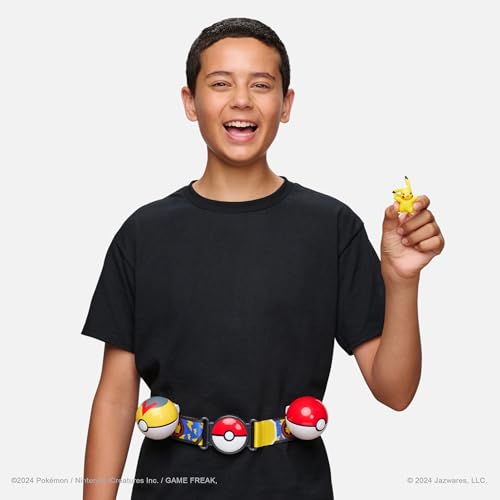 Pokémon Clip ‘N’ Go Belt Set - Pikachu Battle Figure with Poké & Level Balls 9