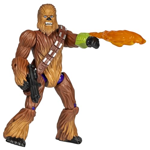 Star Wars MixMashers Chewbacca Action Figure with Boba Fett Gauntlet - Mix and Match Play for Kids 10