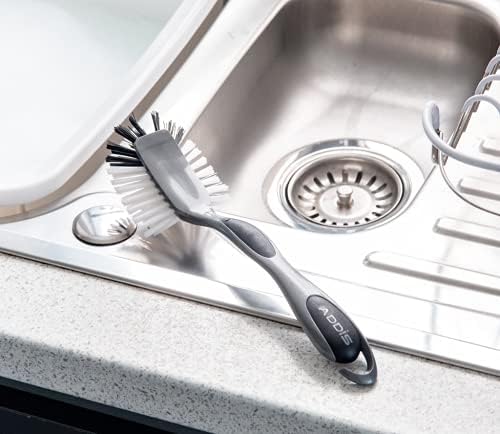 Addis Ultra Grip Jumbo Dish Brush - Metallic Silver 5
