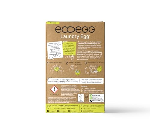 Ecoegg - Laundry Egg Detergent & Fabric Conditioner Replacement (70 Washes, Jasmine) 5