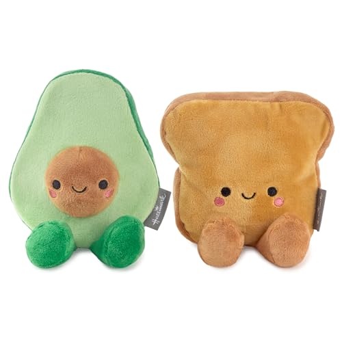 Hallmark Better Together Avocado and Toast Pair Magnetic Plush Toys | Set of 2