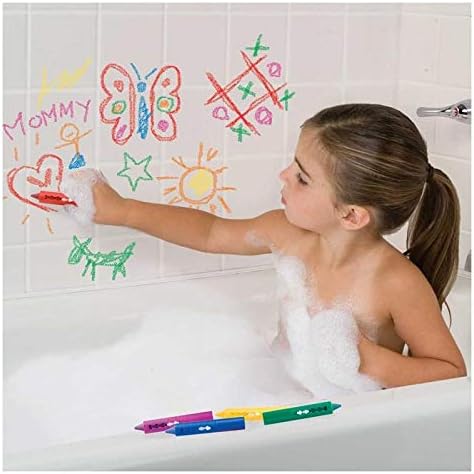 Munchkin Bath Time Toy Crayons - 5-Pack for Creative Bathtime Play 9