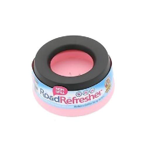 Road Refresher Non Spill Pet Water Bowl - Eliminates Spills & Slobber | Size S | Blue 9