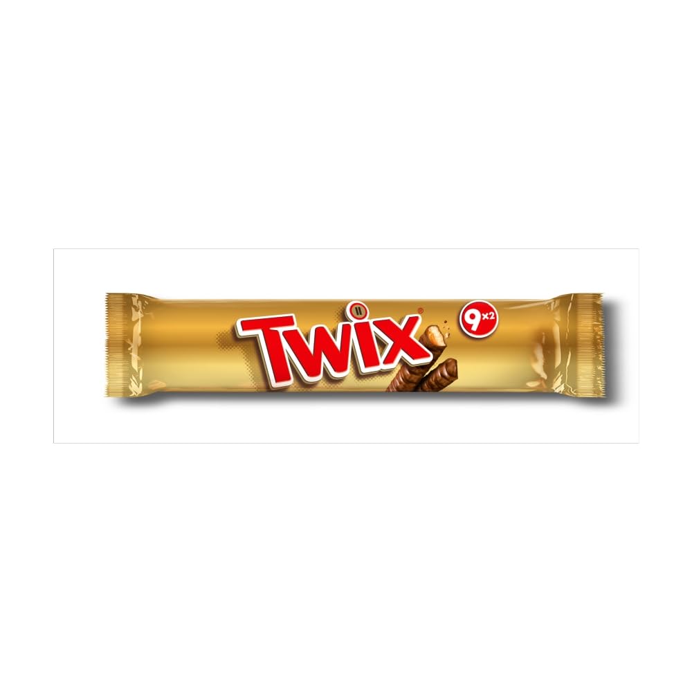 Twix Chocolate Bars, Caramel & Milk Chocolate Biscuits, 9 x 40g Multipack 1