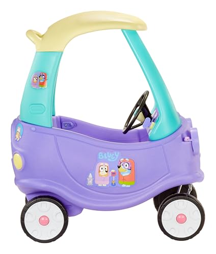 little tikes Bluey Grannies Car Coupe with 2 Accessories | Ages 3-5 | Foot-to-Floor Ride-On 13